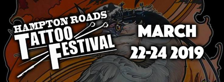 Hampton Road's Tattoo Arts Festival March 2019 Banner